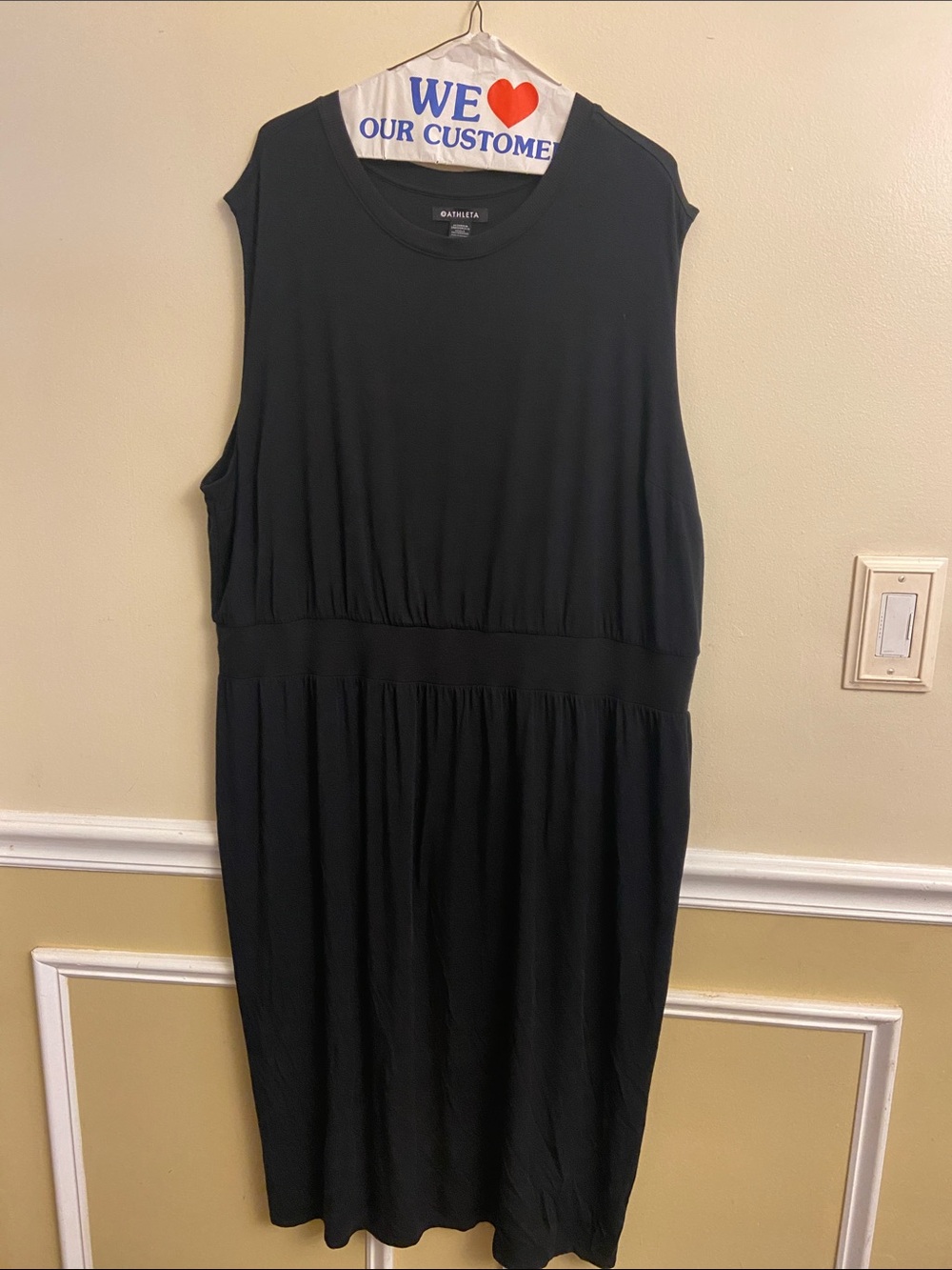 Athleta Santorini Cinch sleeveless Stretch dress